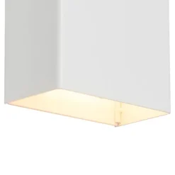 QAZQA Moderne Wandleuchte Weiß 2-flammig - Otan S