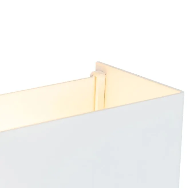 QAZQA Moderne Wandleuchte Weiß 2-flammig - Otan S