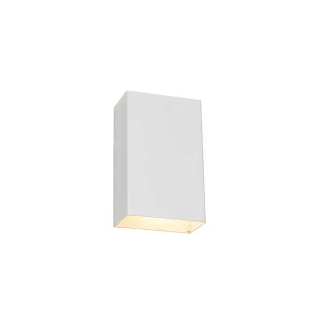 QAZQA Moderne Wandleuchte Weiß 2-flammig - Otan S