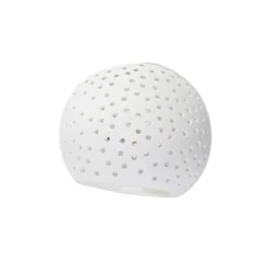 QAZQA Moderne Wandleuchte Weiß Gips Kugel mit Lichteffekt - Blur