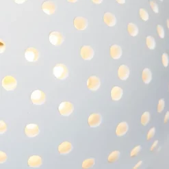 QAZQA Moderne Wandleuchte Weiß Gips Kugel mit Lichteffekt - Blur