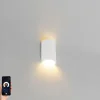 QAZQA Moderne Wandleuchte weiß inklusive Wifi G9 - Colja Novo