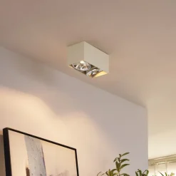 Kinder QAZQA Moderne Wandstrahler Beige G9 verstellbar 2-flammig - Box