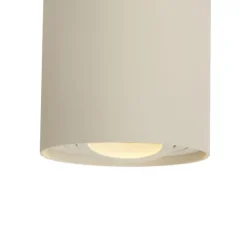 QAZQA Moderner Aufbaustrahler Beige GU10 50mm Drehbar und Kippbar - Rondoo Up