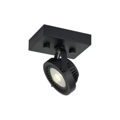 QAZQA Professional Moderner Aufbaustrahler schwarz inkl. dimmbarer LED - Apollo