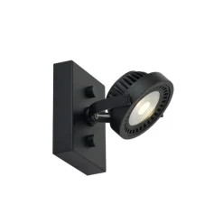 QAZQA Professional Moderner Aufbaustrahler schwarz inkl. dimmbarer LED - Apollo