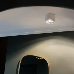 QAZQA Moderner Aufbaustrahler weiß GU10 111mm - Expert