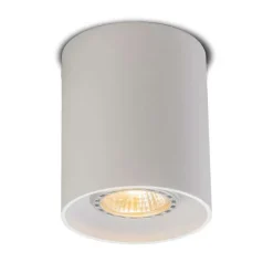 QAZQA Moderner Aufbaustrahler weiß GU10 50mm - Tubo