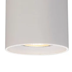 QAZQA Moderner Aufbaustrahler weiß GU10 50mm - Tubo