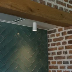 QAZQA Moderner Aufbaustrahler weiß 5,5 cm GU10 50 mm - Tuba