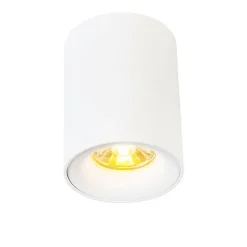 QAZQA Moderner Aufbaustrahler weiß GU10 50mm - Ronda