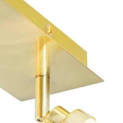 QAZQA Moderner Badezimmerspot Stahl 3-Licht IP44 - Japie