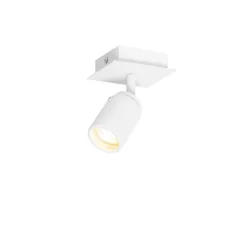 QAZQA Moderner Badezimmerspot weiß quadratisch IP44 - Ducha