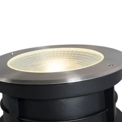 QAZQA Moderner Bodeneinbau-Strahler Stahl inkl. 20W LED - Bridge