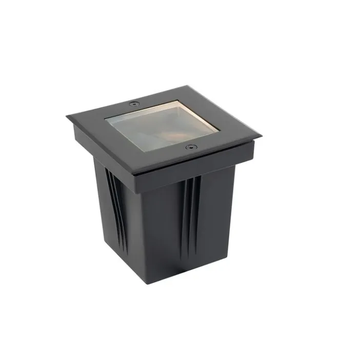 Kinder QAZQA Moderner Bodenspoiler Schwarz verstellbar IP65 - Oneon