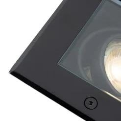 Kinder QAZQA Moderner Bodenspoiler Schwarz verstellbar IP65 - Oneon