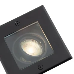 Kinder QAZQA Moderner Bodenspoiler Schwarz verstellbar IP65 - Oneon