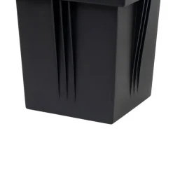 Kinder QAZQA Moderner Bodenspoiler Schwarz verstellbar IP65 - Oneon