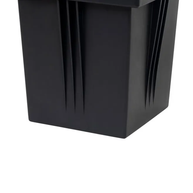 Kinder QAZQA Moderner Bodenspoiler Schwarz verstellbar IP65 - Oneon