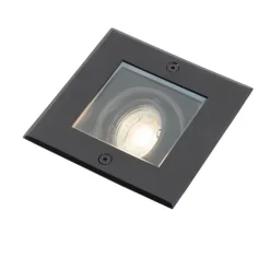 Kinder QAZQA Moderner Bodenspoiler Schwarz verstellbar IP65 - Oneon