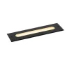 QAZQA Moderner Bodenstrahler schwarz 30 cm inkl. LED IP65 - Eline