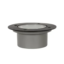 QAZQA Moderner Bodenstrahler schwarz inkl. LED IP65 Solar - Terry