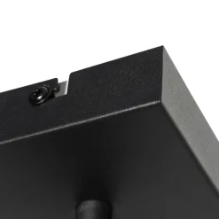 QAZQA Moderner Deckenspot schwarz quadratisch - Facil