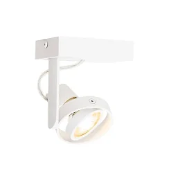 QAZQA Moderner Deckenspot weiß dreh- und kippbar GU10 50mm - Master
