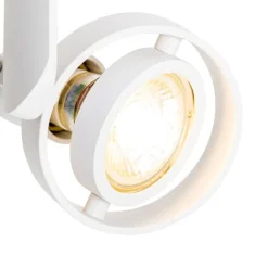 QAZQA Moderner Deckenspot weiß dreh- und kippbar GU10 50mm - Master