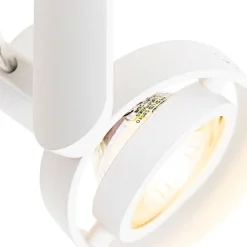 QAZQA Moderner Deckenspot weiß dreh- und kippbar GU10 50mm - Master