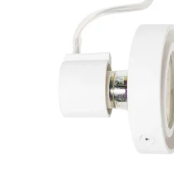 QAZQA Moderner Deckenspot weiß dreh- und kippbar GU10 50mm - Master