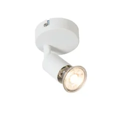 QAZQA Moderner Deckenspot weiß neigbar - Jeany