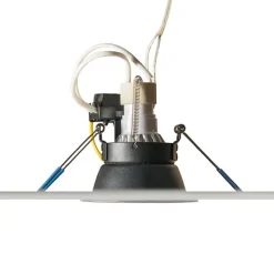 QAZQA Moderner Einbaustrahler schwarz GU10 50mm - Dept