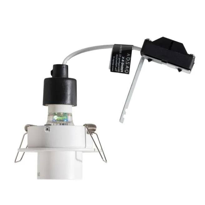 QAZQA Moderner Einbaustrahler weiß GU10 35 mm rund schwenkbar - Installa