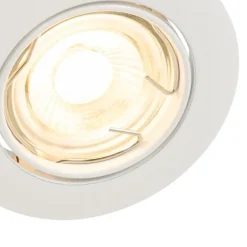 QAZQA Moderner Einbaustrahler weiß 35 mm schwenkbar - Edu