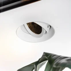 QAZQA Moderner Einbaustrahler weiß GU10 AR70 rund randlos - Oneon Honey