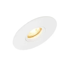 QAZQA Moderner Einbaustrahler weiß GU10 50mm - Buco