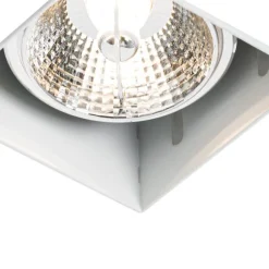 QAZQA Moderner Einbaustrahler weiß GU10 AR70 ohne Rand - Oneon