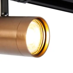 QAZQA Moderner 1-Phasen-Schienenstrahler dunkelbronze - Jeana