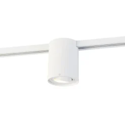 QAZQA Moderner 1-phasiger Schienenspot weiß - Iconic Rondoo Up