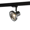 QAZQA Professional Moderner Schienenstrahler schwarz für 3-Phasen-Schienensystem GU10 111 mm - 3-Phasen Jeany
