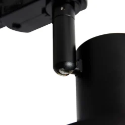 QAZQA Professional Moderner Schienenstrahler schwarz für 3-Phasen-Schienensystem GU10 111 mm - 3-Phasen Jeany