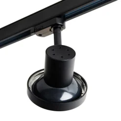 QAZQA Professional Moderner Schienenstrahler schwarz für 3-Phasen-Schienensystem GU10 111 mm - 3-Phasen Jeany