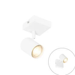 QAZQA Moderner Spot Weiß Verstellbar Quadratisch - Jeana