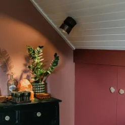 QAZQA Moderner Strahler dunkelbronze rund verstellbar - Go Nine