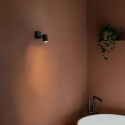 QAZQA Moderner Strahler schwarz verstellbar quadratisch - Jeana