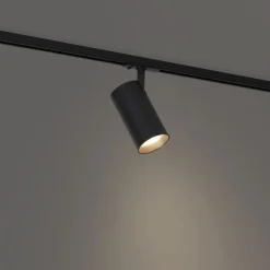 QAZQA Professional Moderner Strahler schwarz für 1-Phasen-Schienensystem - Iconic Mark