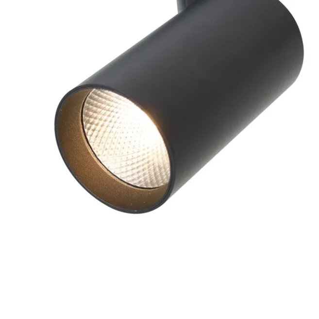 QAZQA Professional Moderner Strahler schwarz für 1-Phasen-Schienensystem - Iconic Mark