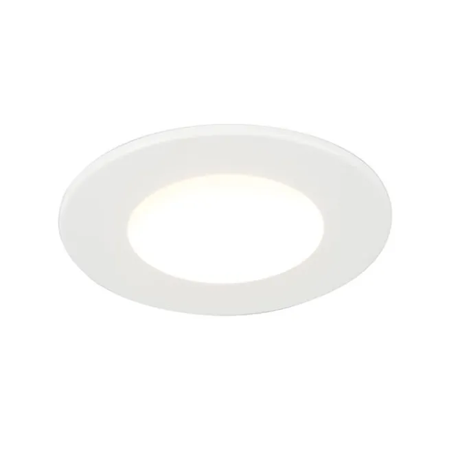 QAZQA Moderner Strahler weiß 8,3 cm inkl. LED IP65 - Blanca
