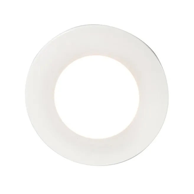 QAZQA Moderner Strahler weiß 8,3 cm inkl. LED IP65 - Blanca